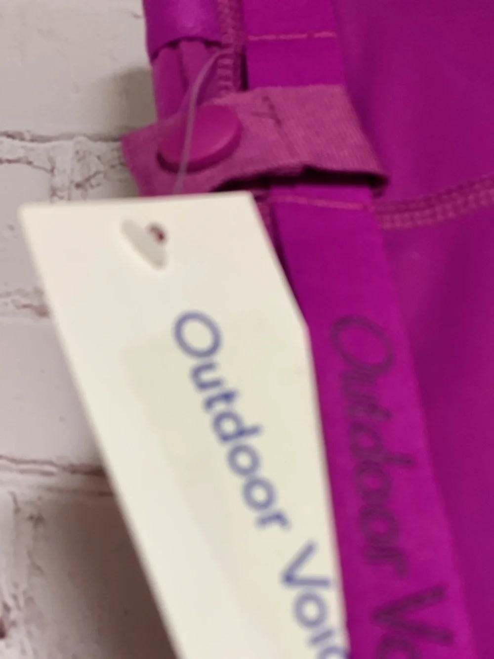 NEW Outdoor Voices Snack Pack Grape High-Rise Active Shorts Size L - Picture 5 of 8